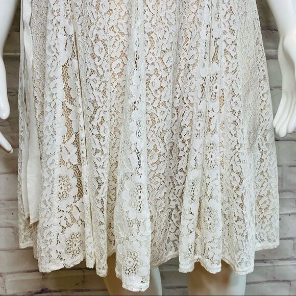 Lane bryant cream white lace dress size 20 - Picture 6 of 7